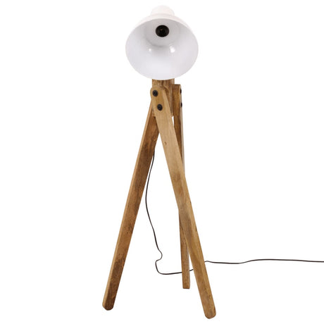 Vidaxxl gulvlampe 25 w e27 45x45x120 cm hvid