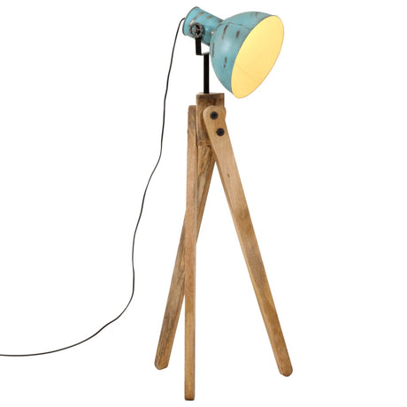 VidaXL gulvlampe 25 w e27 45x45x120 cm forvitret blå