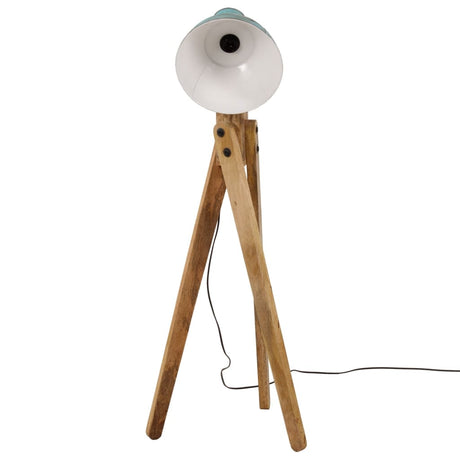 VidaXL gulvlampe 25 w e27 45x45x120 cm forvitret blå