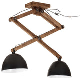 Vidaxx loftslampe 25 w e27 29x18x85 cm sort