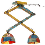 Vidaxx loftslampe 25 w e27 29x18x85 cm flerfarvet