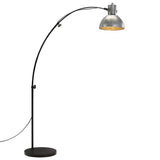 VidaXL gulvlampe 25 w e27 150 cm vintage sølv