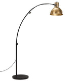 Vidaxxl gulvlampe 25 w e27 150 cm antik messing farvet