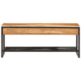 Vidaxx skobænk 110x35x45 cm massivt akacietræ og jern