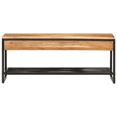 Vidaxx skobænk 110x35x45 cm massivt akacietræ og jern