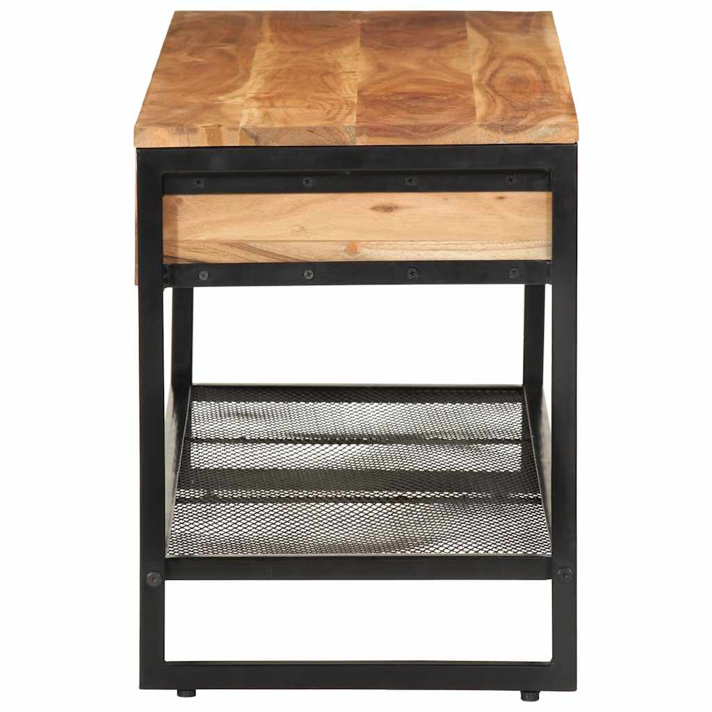 Vidaxx skobænk 110x35x45 cm massivt akacietræ og jern