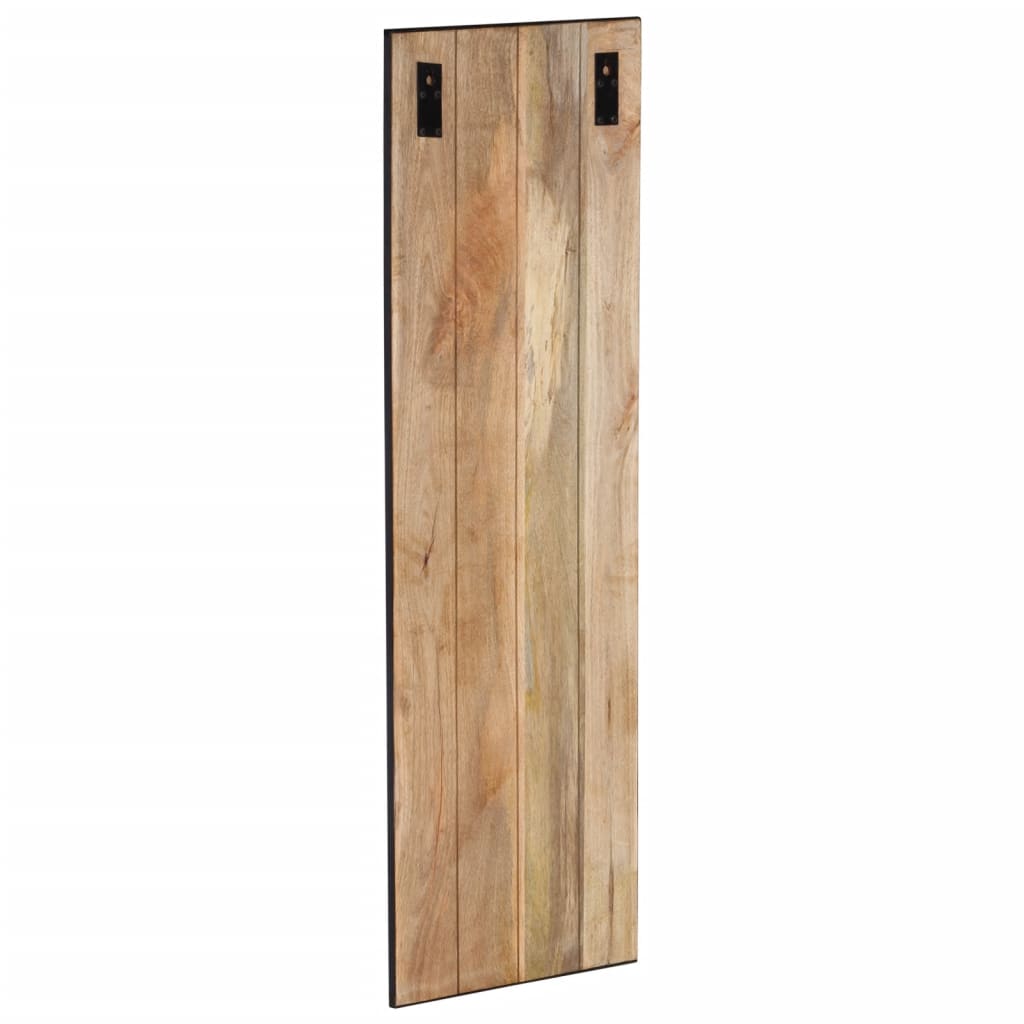 VidaXL knagerække 35x8x110 cm massivt groft mangotræ