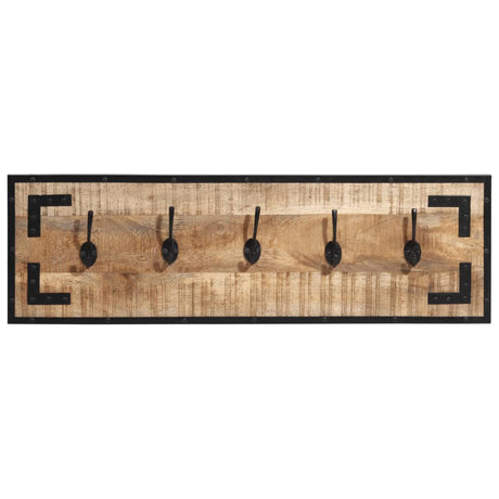 Vidaxx knagerækker 2 stk 80x8x25 cm massivt groft mangotræ