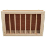Vidaxl hooiruif for kaniner 37x18,5x23 cm fast fyrretræ