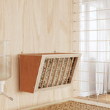 Vidaxl hooiruif for kaniner 37x18,5x23 cm fast fyrretræ