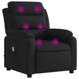 Vidaxl massagestoel met zwarte stof