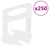 Vidaxxl nivelleringsklemmer til fliser 250 stk 1 mm