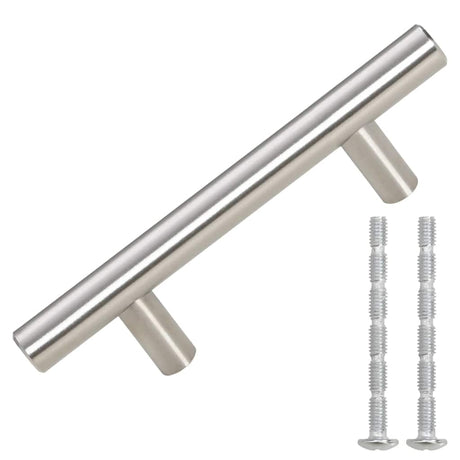 VidaXL håndtag 10 stk 64 mm rustfrit stål sølvfarvet