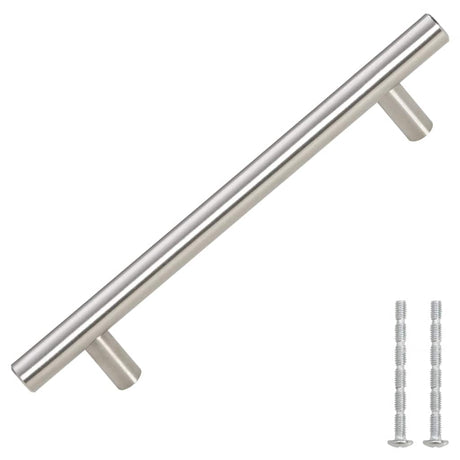 Vidaxx håndtag 10 stk 128 mm rustfrit stål sølvfarvet