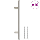 Vidaxx håndtag 10 stk 160 mm rustfrit stål sølvfarvet