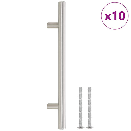 Vidaxx håndtag 10 stk 160 mm rustfrit stål sølvfarvet