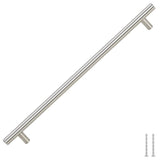 VidaXL håndtag 5 stk 320 mm rustfrit stål sølvfarvet