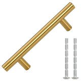 VidaXL håndtag 10 stk 64 mm rustfrit stål guldfarvet