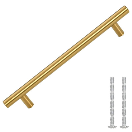 Vidaxx håndtag 10 stk 160 mm rustfrit stål guldfarvet