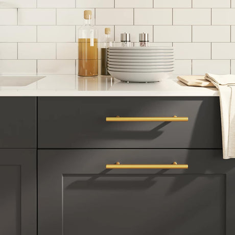 Vidaxx håndtag 10 stk 160 mm rustfrit stål guldfarvet