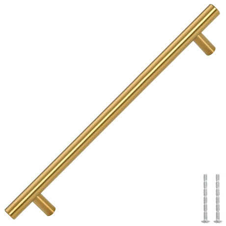 VidaXL håndtag 5 stk 192 mm rustfrit stål guldfarvet