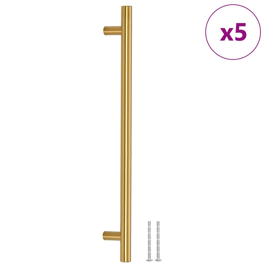 Vidaxx håndtag 5 stk 224 mm rustfrit stål guldfarvet