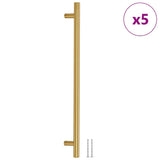 VidaXL håndtag 5 stk 320 mm rustfrit stål guldfarvet