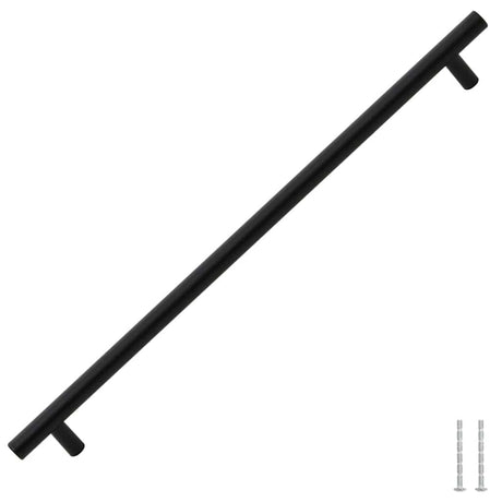 VidaXL håndtag 5 stk 480 mm rustfrit stål sort