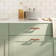 VidaXL håndtag 10 stk 64 mm rustfrit stål bronzefarvet