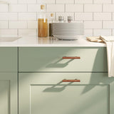 VidaXL håndtag 10 stk 64 mm rustfrit stål bronzefarvet