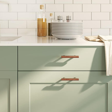 VidaXL håndtag 10 stk 64 mm rustfrit stål bronzefarvet