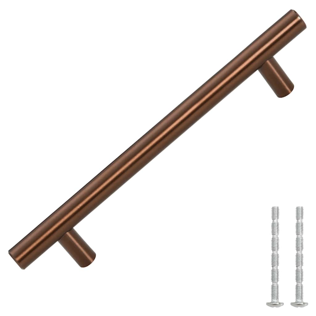VidaXL håndtag 10 stk 128 mm rustfrit stål bronzefarvet
