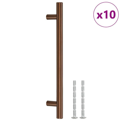Vidaxx håndtag 10 stk 160 mm rustfrit stål bronzefarvet