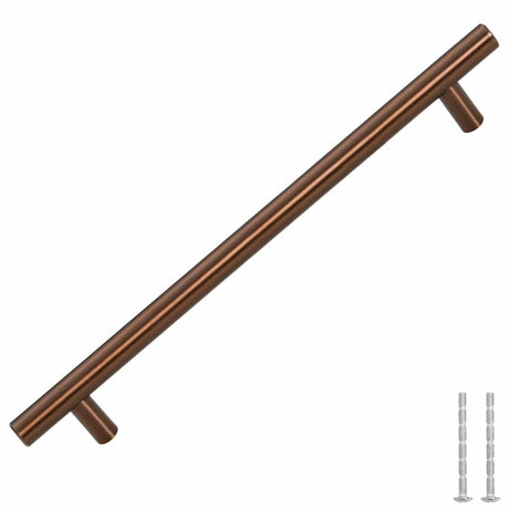 VidaXL håndtag 5 stk 192 mm rustfrit stål bronzefarvet