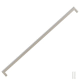 VidaXL håndtag 5 stk 480 mm rustfrit stål sølvfarvet