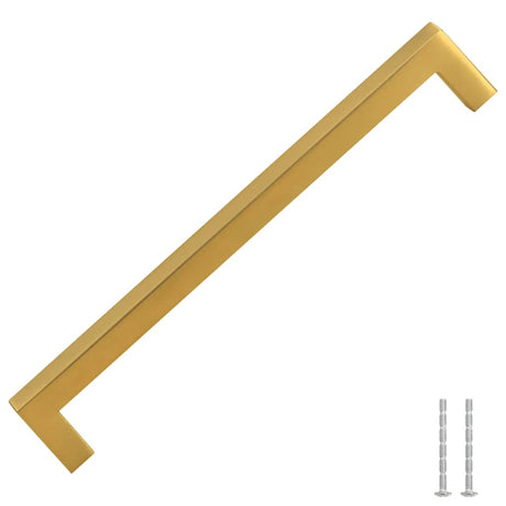 VidaXL håndtag 5 stk 192 mm rustfrit stål guldfarvet
