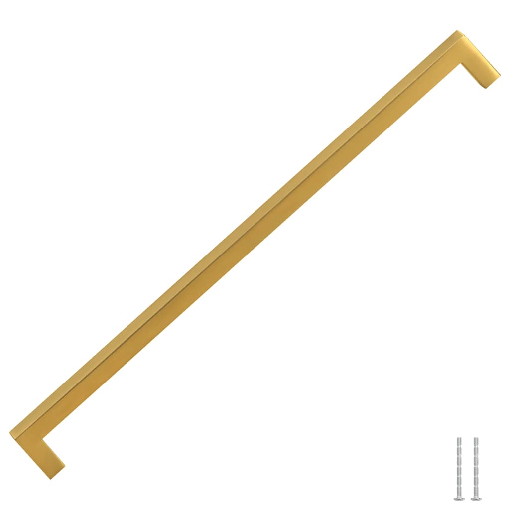 VidaXL håndtag 5 stk 320 mm rustfrit stål guldfarvet