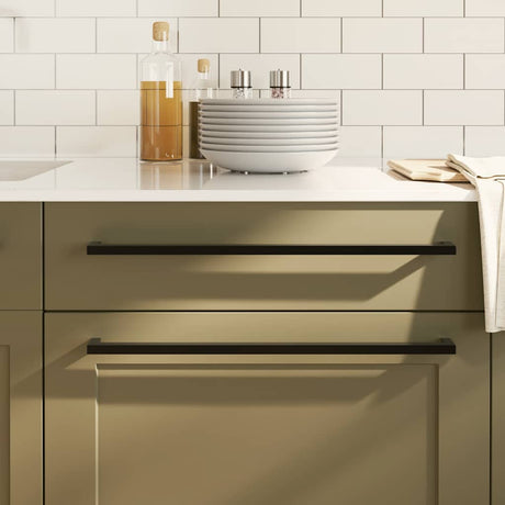 VidaXL håndtag 5 stk 480 mm rustfrit stål sort