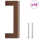 VidaXL håndtag 10 stk 96 mm rustfrit stål bronzefarvet