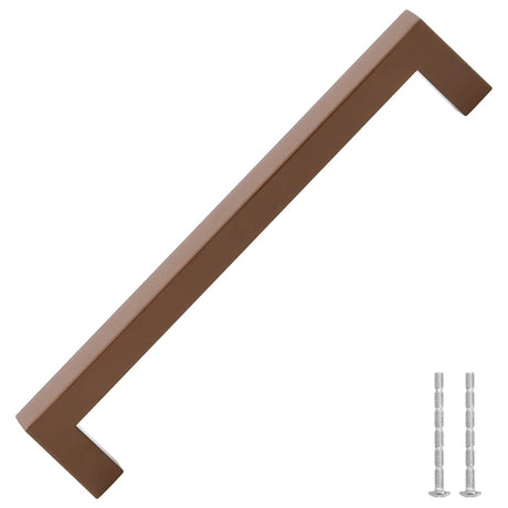 VidaXL håndtag 5 stk 192 mm rustfrit stål bronzefarvet
