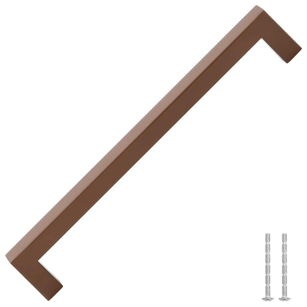 VidaXL håndtag 5 stk 224 mm rustfrit stål bronzefarvet