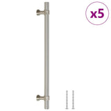 Vidaxx håndtag 5 stk 192 mm rustfrit stål sølvfarvet