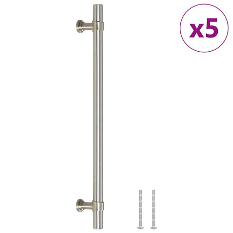 Vidaxx håndtag 5 stk 192 mm rustfrit stål sølvfarvet