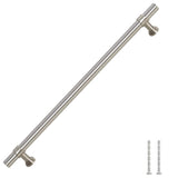 VidaXL håndtag 5 stk 224 mm rustfrit stål sølvfarvet