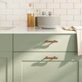 VidaXL håndtag 10 stk 64 mm rustfrit stål bronzefarvet