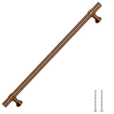 VidaXL håndtag 5 stk 480 mm rustfrit stål bronzefarvet
