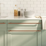 VidaXL håndtag 5 stk 480 mm rustfrit stål bronzefarvet