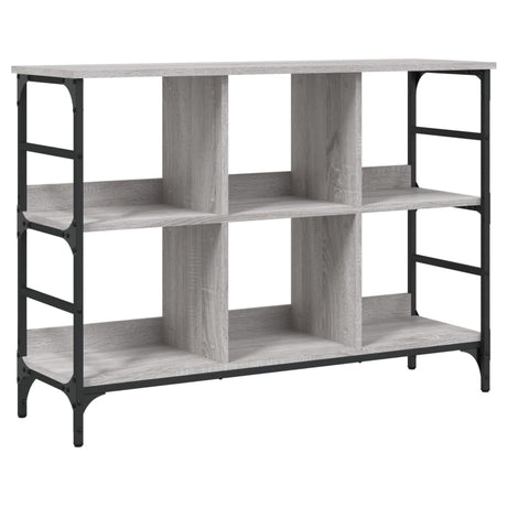 Vidaxl dressoir 102x32x73,5 cm bewerkt hout grijs sonoma eikenkleurig