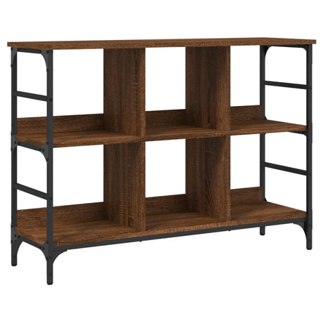 Vidaxl dressoir 102x32x73,5 cm bewerkt hout bruin eikenkleur