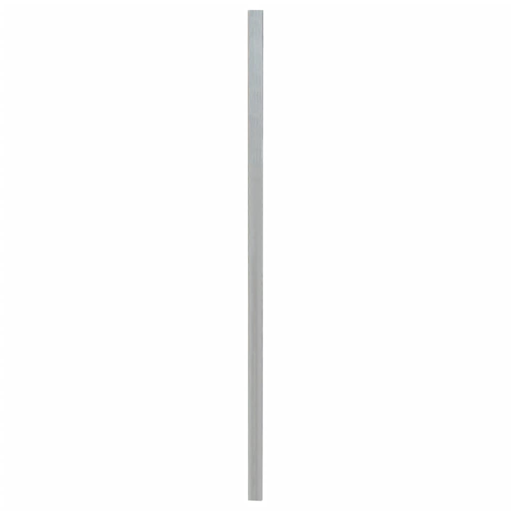 VidaXL Hegnspæle 20 stk 200 cm galvaniseret stål sølvfarvet
